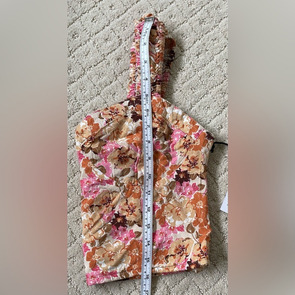 JAPNA Floral Crop Top Size L - Picture 5 of 5